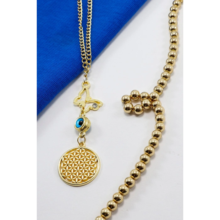 Gold Renkli Parlak Taşlı Kelebek Lotus Çiçekli Araba Dikiz Ayna Süsü, Yeni Araba Hediyesi