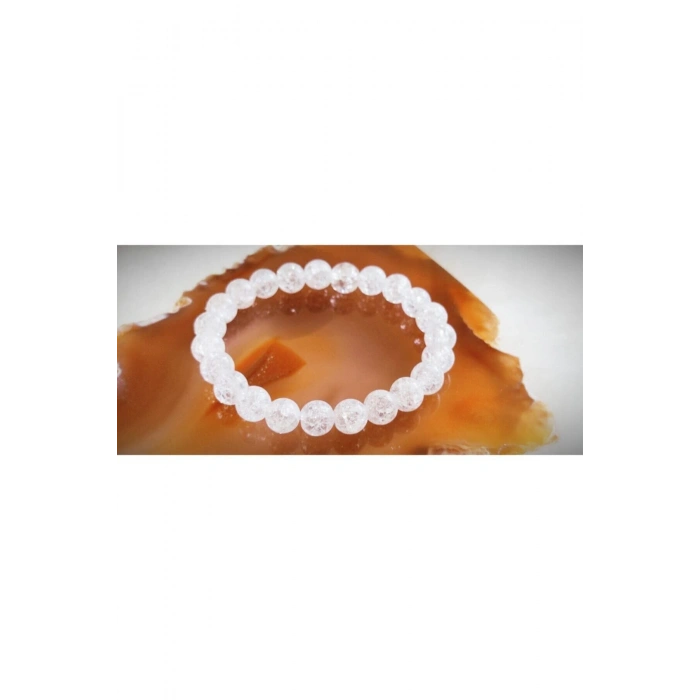 8mm Aa Kalite Necef (Dağ Kristali) Taşı Bileklik