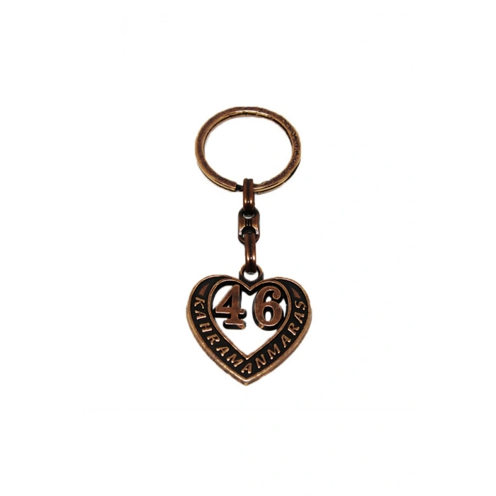 46 Kahramanmaraş Plaka Anahtarlık, Hediyelik Plakalı Çanta Süsü