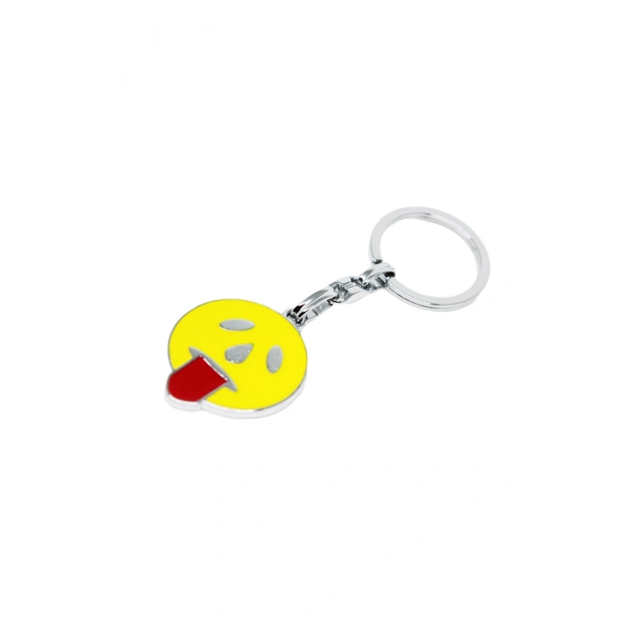 Di Çıkaran Sevimli Emojli Anahtarlık, Hediyelik Çanta Süsü