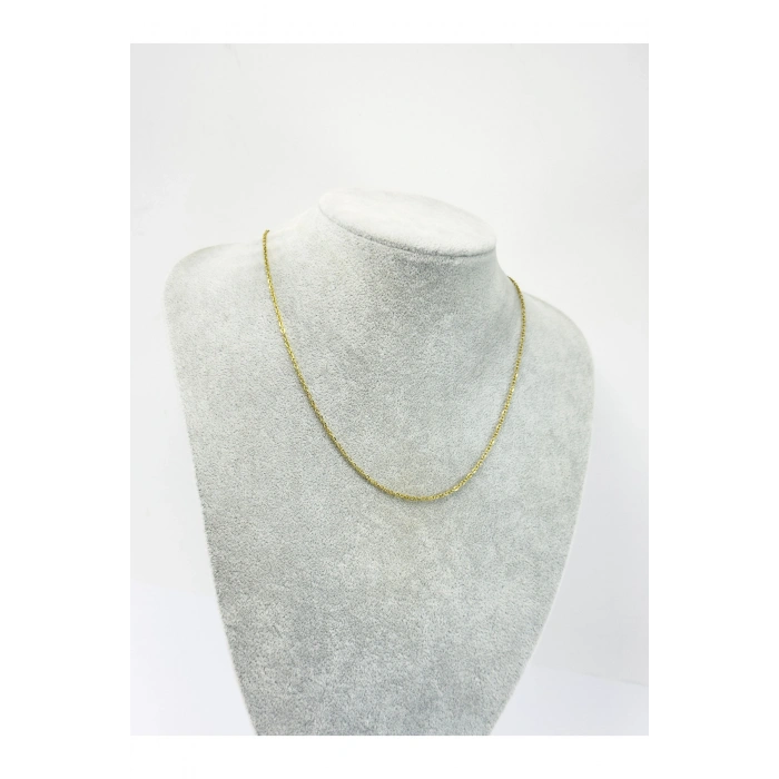 Üçlü Zincir 316L Paslanmaz Çelik 60 cm, Gold Gümüş Siyah Renk Üçlü Set