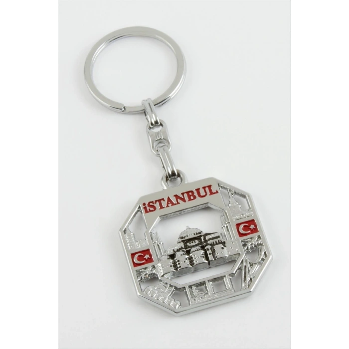 İstanbul Yazılı Metal Anahtarlık