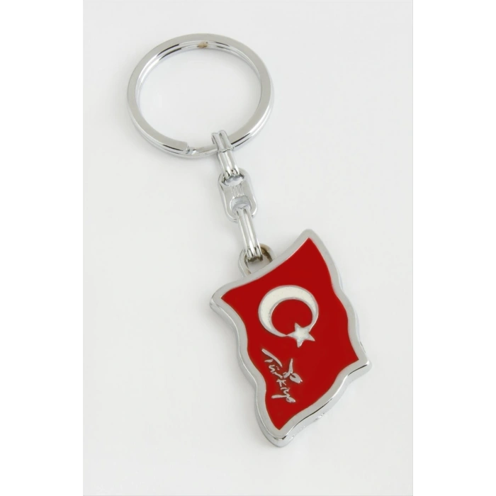 Ay Yıldız Metal Anahtarlık
