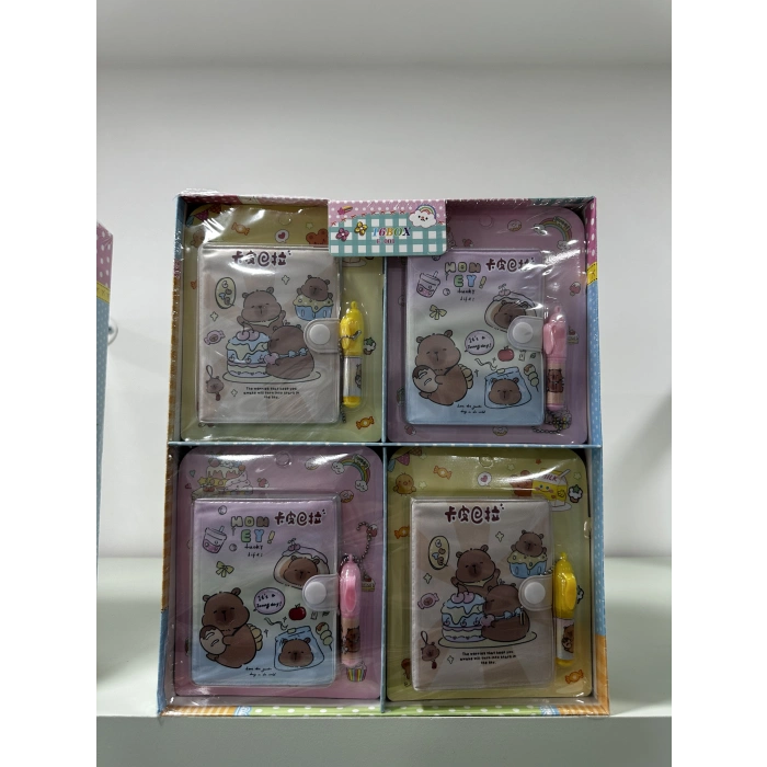 CABY BARA KALEMLİ NOT DEFTERİ 16 LI