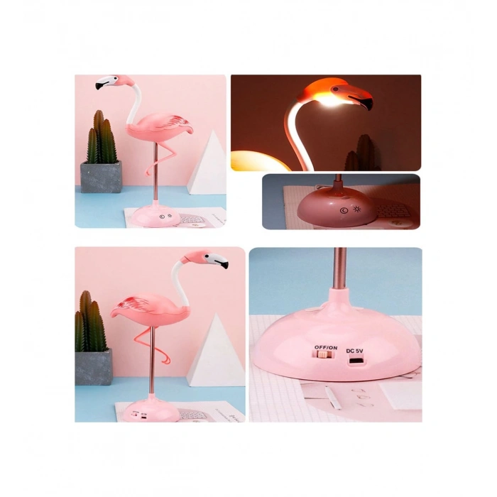 Dokunmatik Flamingo Gece Lambası
