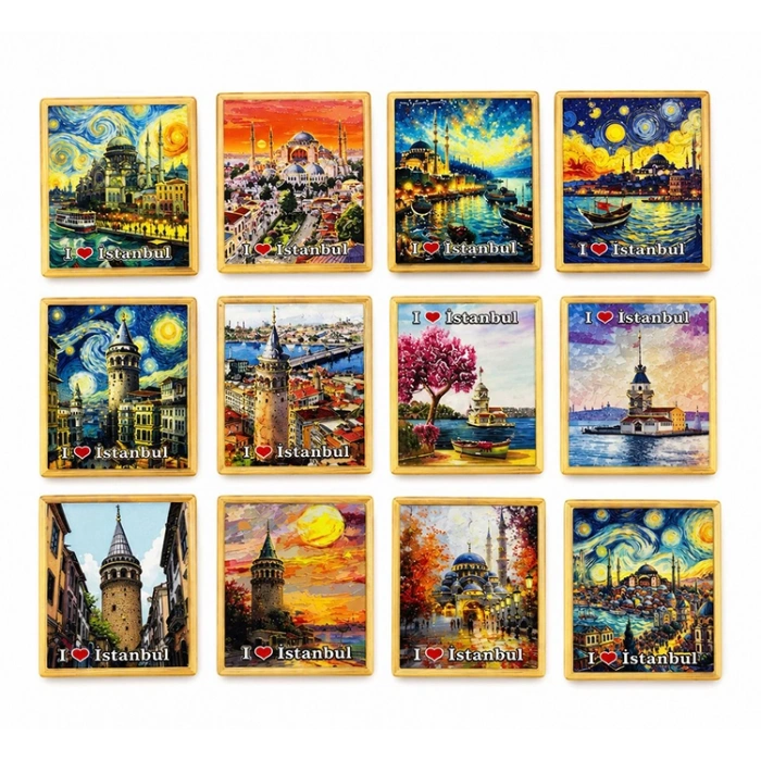 İstanbul Temalı Buzdolapı Süsü Magnet Alk5404