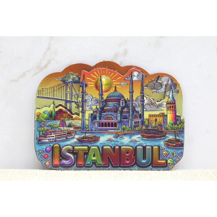 İstanbul Temalı Silikon Buzdolapı Süsü Magnet Alk5376