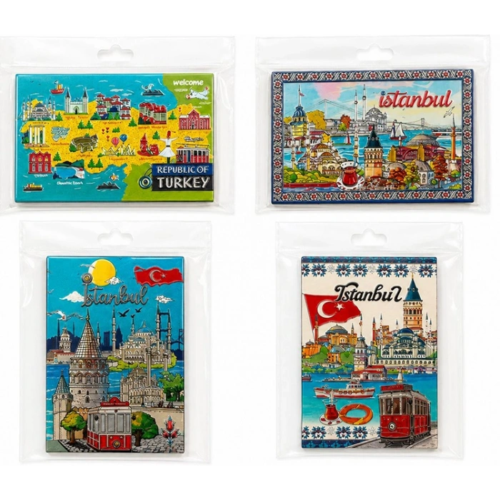İstanbul Temalı Silikon Buzdolapı Süsü Magnet Alk5815