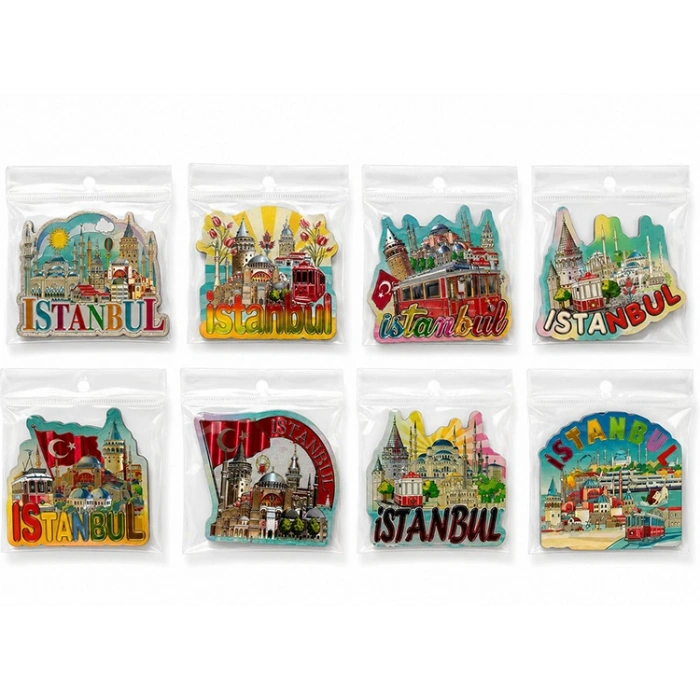 İstanbul Temalı Silikon Buzdolapı Süsü Magnet Alk5826