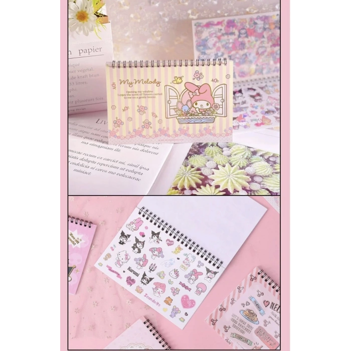 Karakterli Sticker Defter Seti 24 Adet
