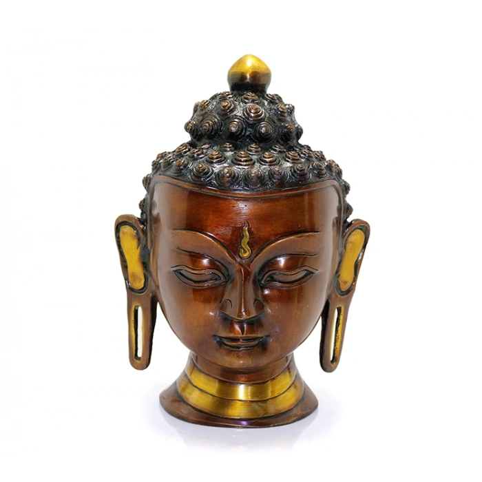 Metal Buda Büstü Biblosu 30 Cm KSK265