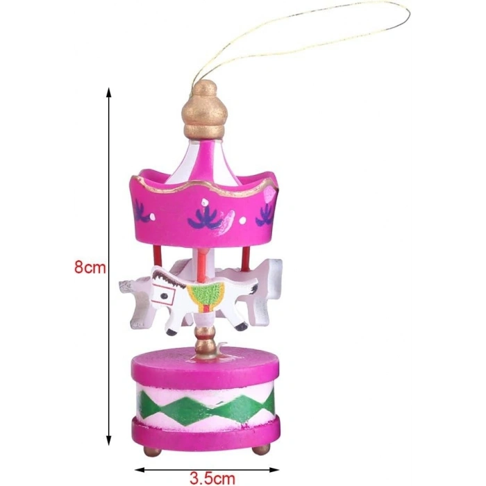 Mini Ahşap Atlı Karınca 6Lı Renkli
