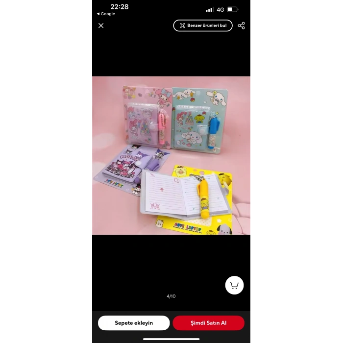 Mini Karakter Defter Seti Kutu 16 Adet