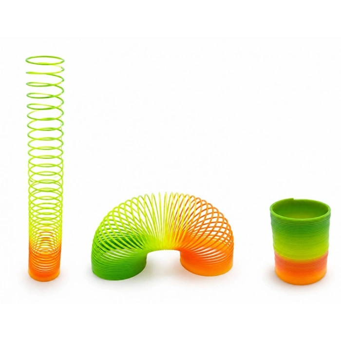 Rainbow Gökkuşağı Stres Yayı - Kutulu Orta Boy Plastik Slinky Oyuncak Alk4005