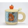 3D Kapibara Capybara Desenli Porselen Kupa Bardak Alk4501