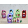 4Lü Ahşap Matruşka Alk3814