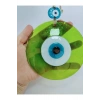 Yeşil Nazar Boncuğu 12 Cm El Yapımı Cam Duvar Dekoru Hediyelik Eşya