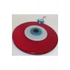 Kırmızı Nazar Boncuğu 12cm El Yapımı Cam Boncuk