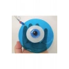 Turkuaz El Yapımı Büyük Cam Nazar Boncuğu 12 Cm