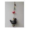 Seramik Ikili Kuş Nazarlık El Yapımı Duvar Dekoru Büyük Kuş 11*8 Cm Küçük Kuş 7*3 Cm