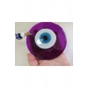 Mor El Yapımı Büyük Cam Nazar Boncuğu 12 Cm