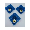 El Yapımı Cam Nazar Boncuklu Magnet Seti 5x5 Cm