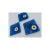 El Yapımı Cam Nazar Boncuklu Magnet Seti 5x5 Cm
