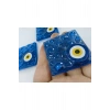 El Yapımı Cam Nazar Boncuklu Magnet Seti 5x5 Cm