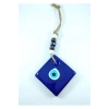 Kare Cam Nazar Boncuğu El Yapımı Duvar Dekoru 10*10 Cm Hediyelik Eşya