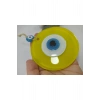 Opak Sarı Nazar Boncuğu 12 Cm El Yapımı Duvar Dekoru