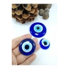 Deliksiz Nazar Boncuğu Seti 5,5 - 4- 3 Cm El Yapımı Cam Dekoratif Hediyelik Eşya