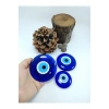 Üçlü Deliksiz Nazar Boncuğu Seti 9-7-5 Cm El Yapımı Dekoratif Set Hediyelik Eşya