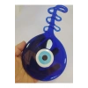 Kaşık Nazar Boncuğu 12cm El Yapımı Cam Duvar Dekoru