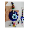 Yeni Ev Hediyesi Cam Nazarlık Seti Duvar Dekoru + Anahtarlık