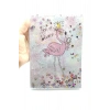 Hediyelik Defter A5 Boy Simli Ve Sulu Şeffaf Flamingo Temalı Defter Okula Başlangıç Hediyesi