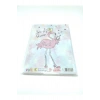 Hediyelik Defter A5 Boy Simli Ve Sulu Şeffaf Flamingo Temalı Defter Okula Başlangıç Hediyesi