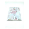 Hediyelik Defter A5 Boy Simli Ve Sulu Şeffaf Flamingo Temalı Defter Okula Başlangıç Hediyesi