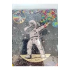 Hediyelik Defter A5 Boy Simli Ve Sulu Şeffaf Astronot Temalı Defter Okula Başlangıç Hediyesi