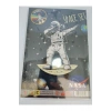 Hediyelik Defter A5 Boy Simli Ve Sulu Şeffaf Astronot Temalı Defter Okula Başlangıç Hediyesi