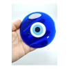 Deliksiz Nazar Boncuğu Masaüstü Dekoru 10 Cm El Yapımı Cam Hediyelik Eşya
