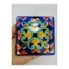 Cam Dekoratif Ürün Hediyelik Eşya 9x9 Cm