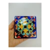 Cam Dekoratif Ürün Hediyelik Eşya 9x9 Cm