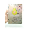 Hediyelik Defter A5 Boy Simli Ve Sulu Şeffaf Unicorn Temalı Defter Okula Başlangıç Hediyesi