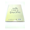 Hediyelik Defter A5 Boy Simli Ve Sulu Şeffaf Unicorn Temalı Defter Okula Başlangıç Hediyesi