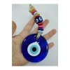 Nazar Boncuğu Duvar Dekoru 7 Cm El Yapımı Cam Özel Tasarım Renkli Hediyelik Eşya