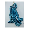 Baykuş Nazar Boncuğu Seramik Duvar Dekoru El Yapımı Hediyelik Eşya 15x10 Cm