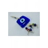 Kare Nazar Boncuğu 6*6 Cm Makrome Duvar Dekoru