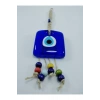 Kare Nazar Boncuğu 6*6 Cm Makrome Duvar Dekoru