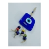 Kare Nazar Boncuğu 6*6 Cm Makrome Duvar Dekoru