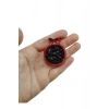 Kırmızı Nar Magnet Polyester Dekoratif Obje